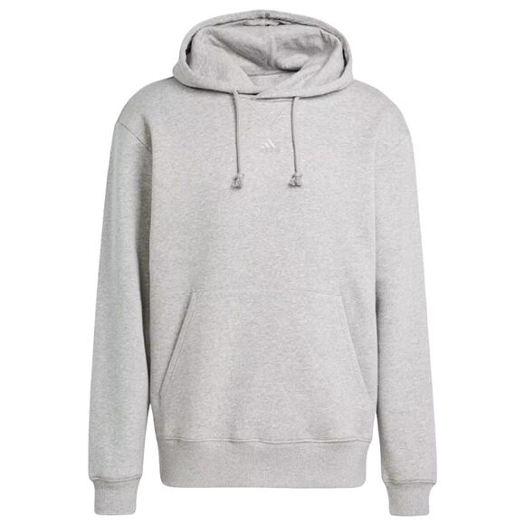 Adidas Hoodie Men Size Medium Fleece Gray Tee Jersey IX3958 - Picture 1 of 6
